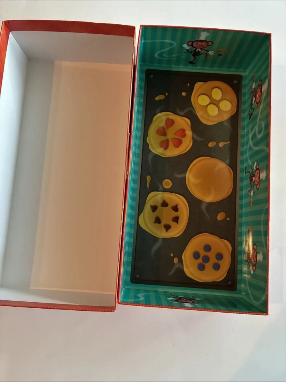 Educational Insights Pancake Pile Up Game Box Only Griddle Board Replacement